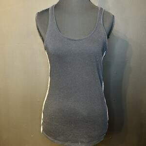 Victoria's Secret PINK Women's Racerback Tank Top with Gold Sequin Size X Small